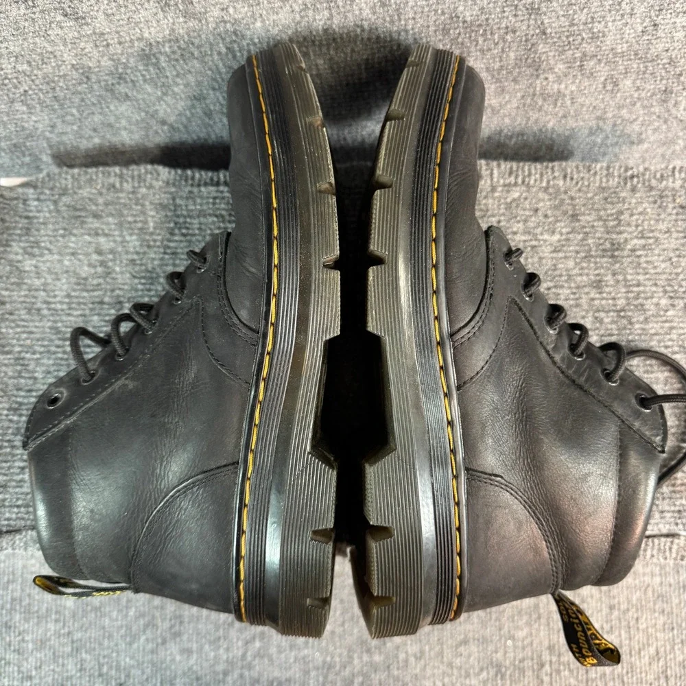 Dr. Martens Bonny Black Leather Chukka Boots 5-Eyelet Lace Up Utility Men 9